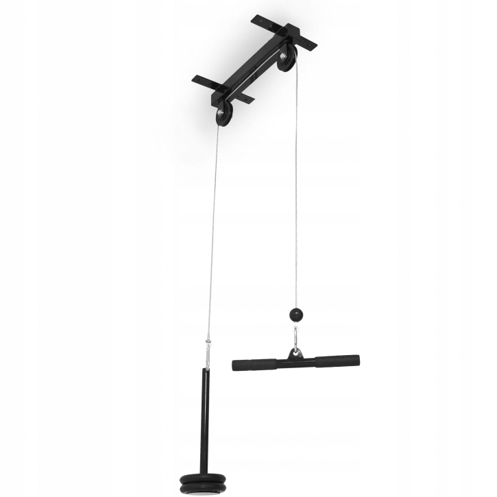 Wyciąg górny sufitowy Stalowa linka uchwyt 35 cm