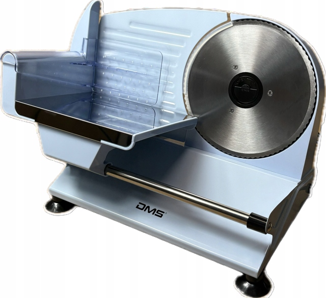 Krajalnica stalowa do chleba wędlin sera 400W Dms AS-400 niebieska