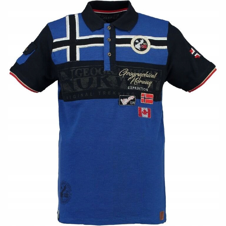 Geographical Norway polokošile pánská Klipo Ss Men 100 L modrá