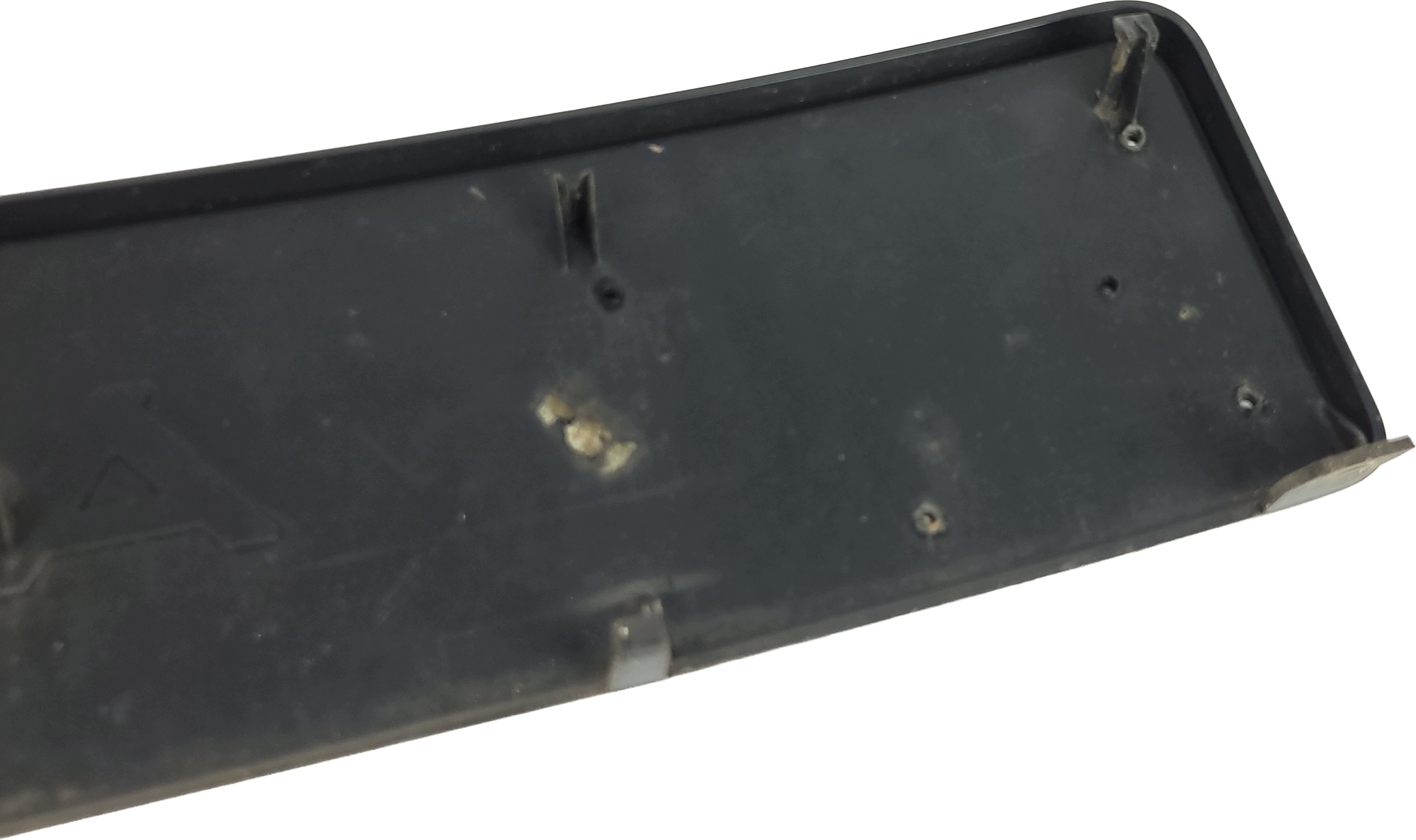 AUDI A6 C6 LIFT cap pad for front TABLICE registration BLACK