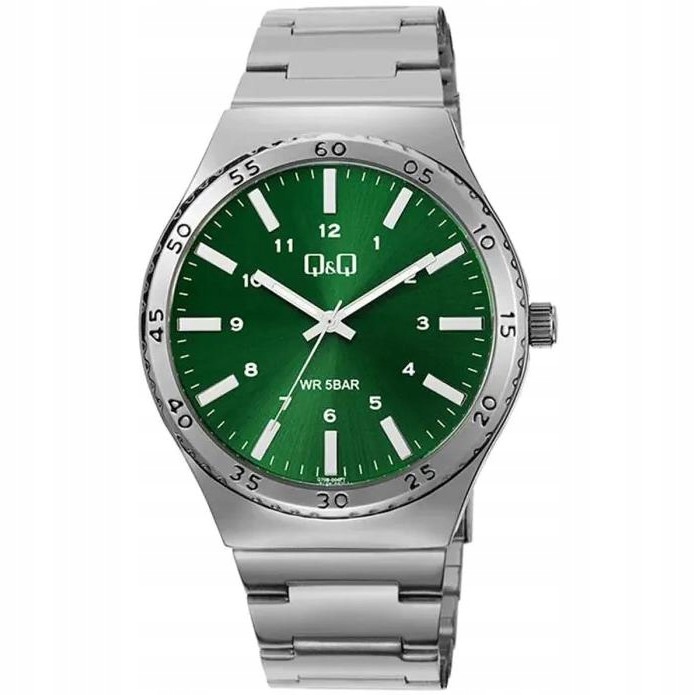 Pánské Hodinky Qq Q70B-004P stříbrný náramek