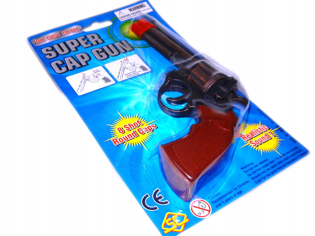 pistolet METALOWY REWOLWER na kapiszony obr. BĘBEN metal Rodzaj pistolety