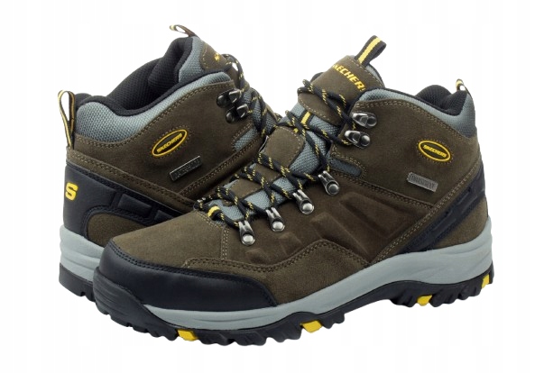 Skechers Pánské Trekové Boty S Kůží 44 6CA