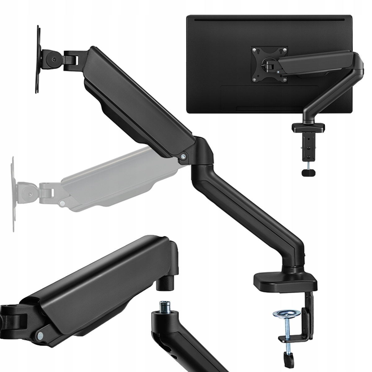 Držák pro upevnění ramene k psacímu stolu monitoru Dell SE2722H na monitor 210AZKS