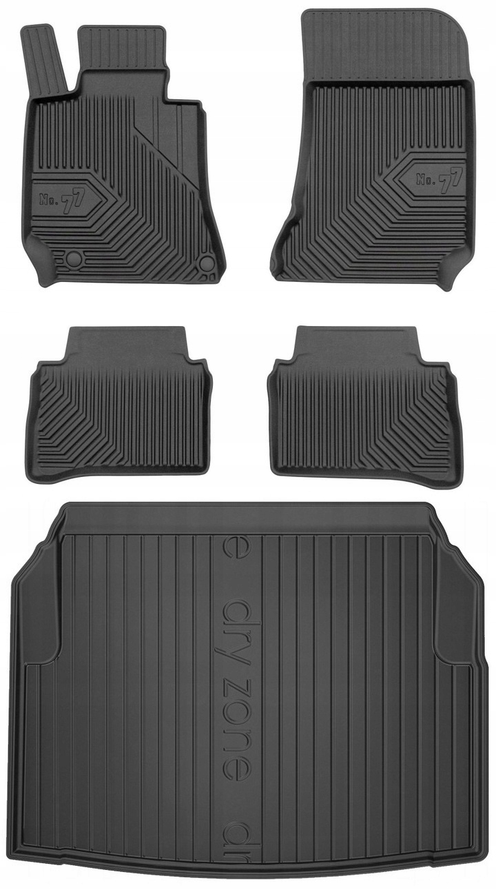 Set 77 Koberce a rohože Mercedes třídy E W212 Sedan 2009-2016