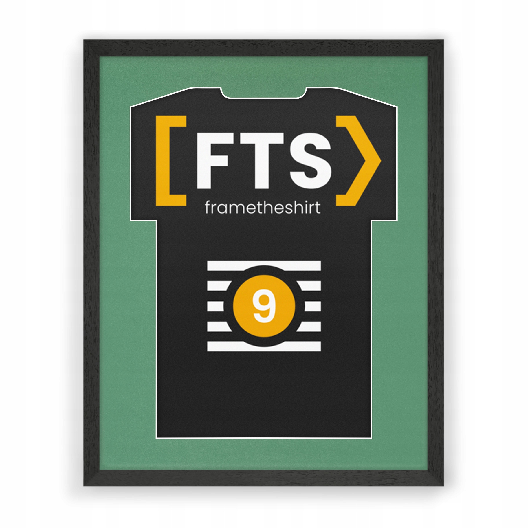 Rámeček pro fanouška na dětské sportovní tričko 43 x 53 cm suvenýr ze zápasu