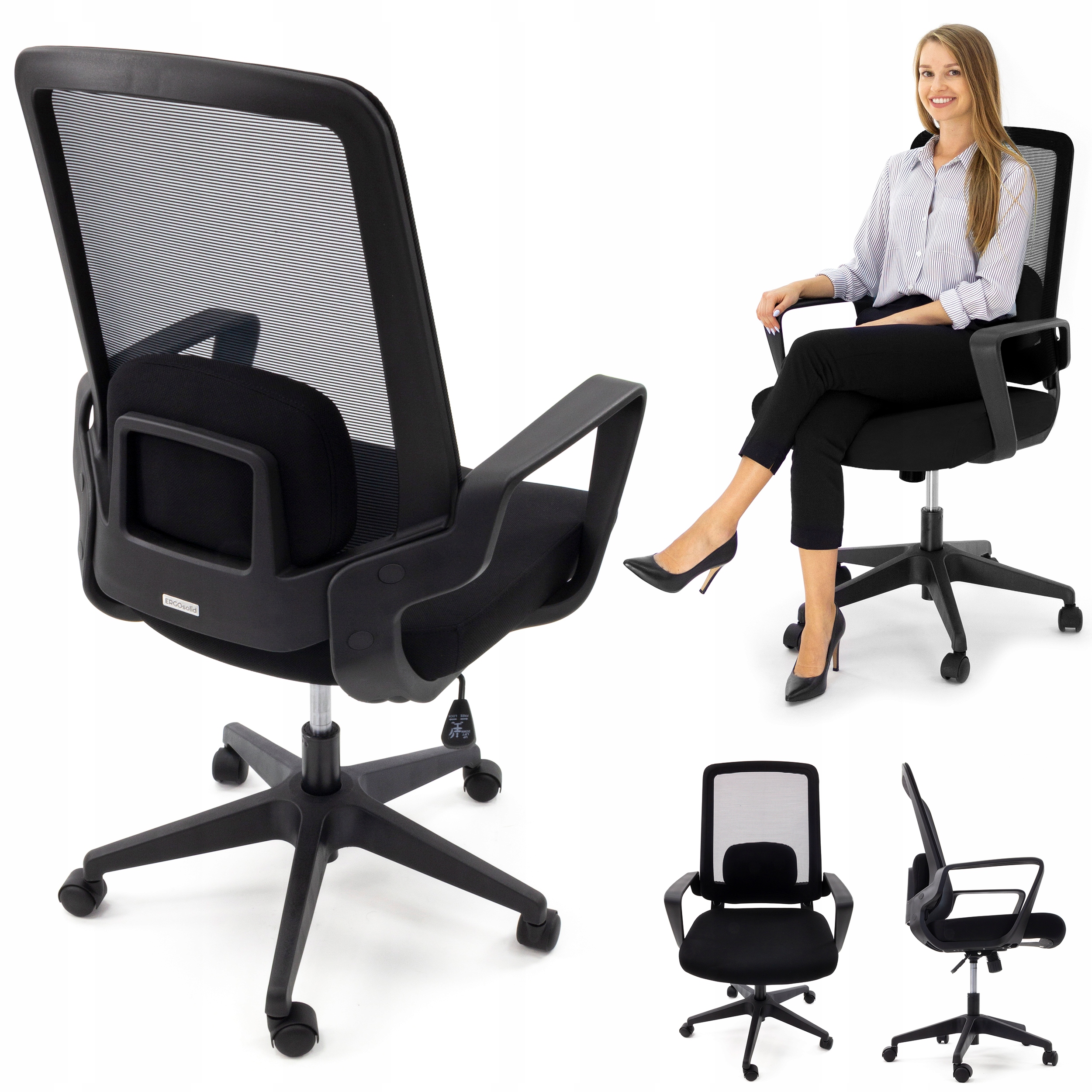 

Ergonomiczny Fotel Biurowy Krzesło obrotowe AMO-70