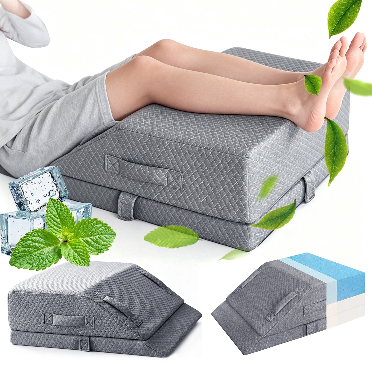 Poduszka Pod Nogi Regulowana Pianka Memory Foam Oddychająca Antypoślizgowy