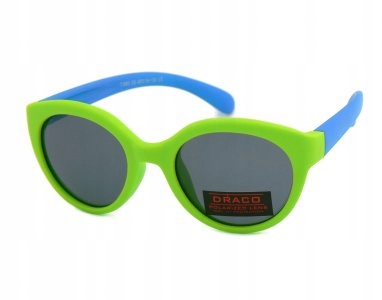OKULARY POLARYZACYJNE DLA CHŁOPCA OKRĄGŁE GIĘTKIE