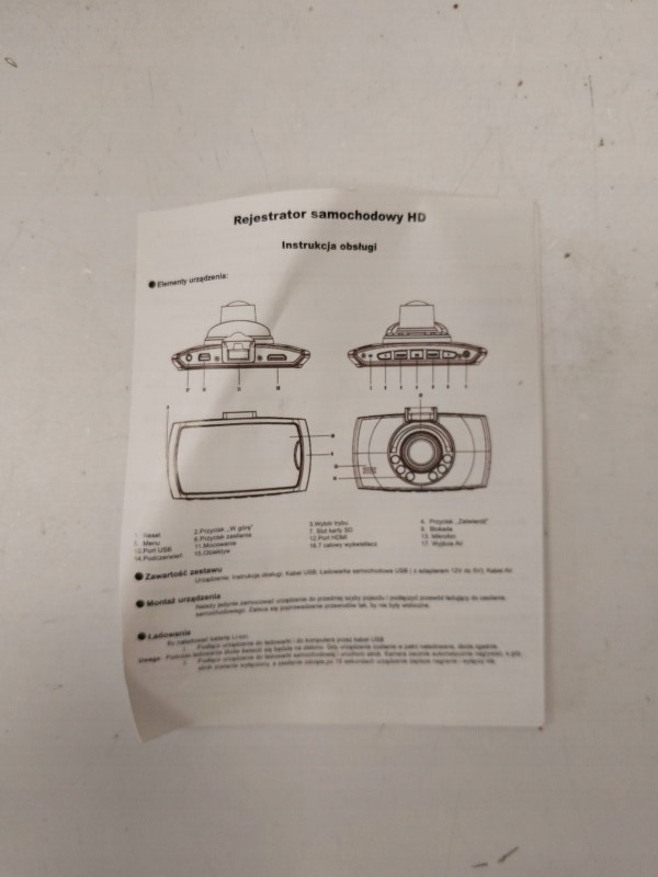 Kamera samochodowa G30 Revento Marka inna