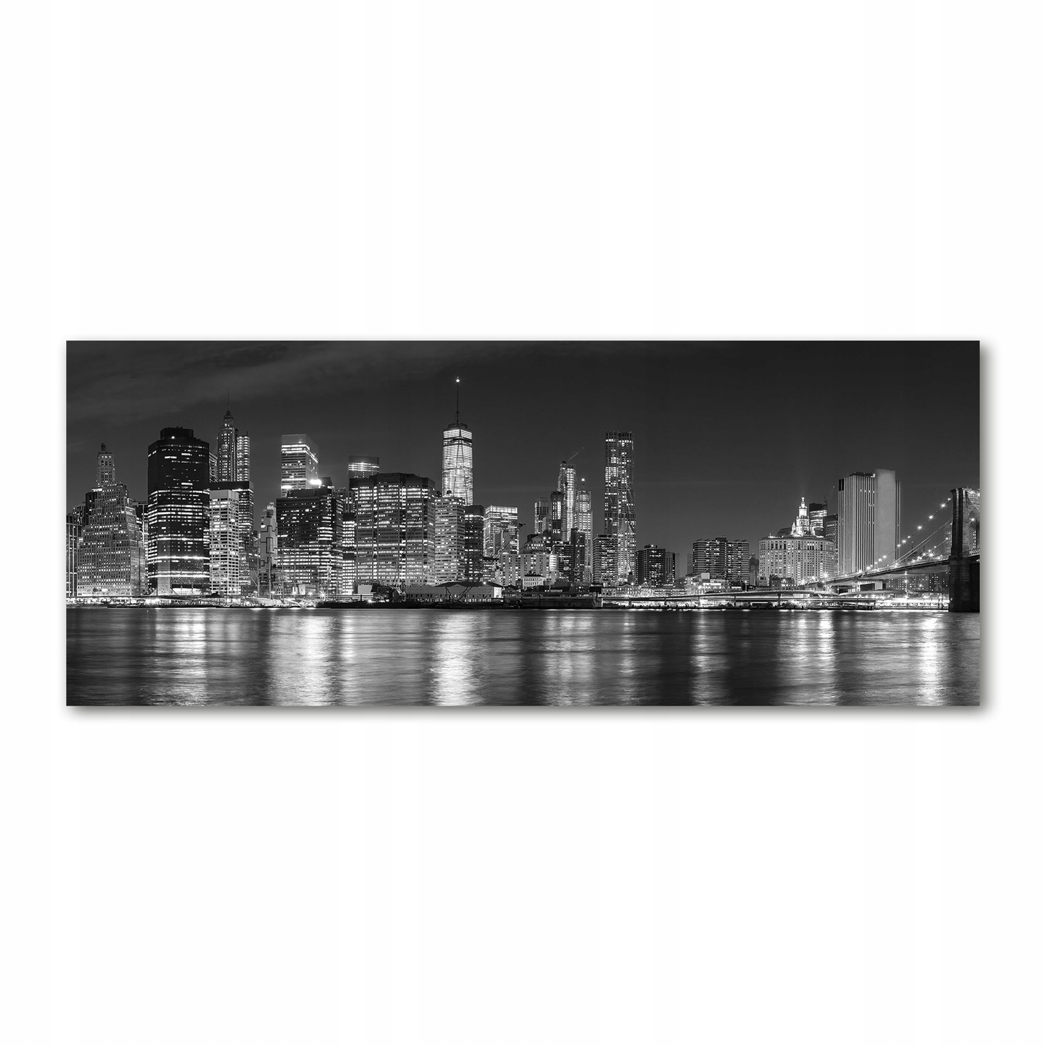 

Foto obraz akryl zdjęcie Manhattan nocą 125x50 cm