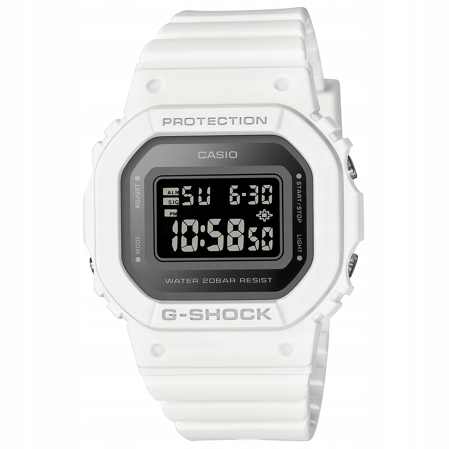 Hodinky Casio G-Shock GMD-S5600-7ER bílý řemínek