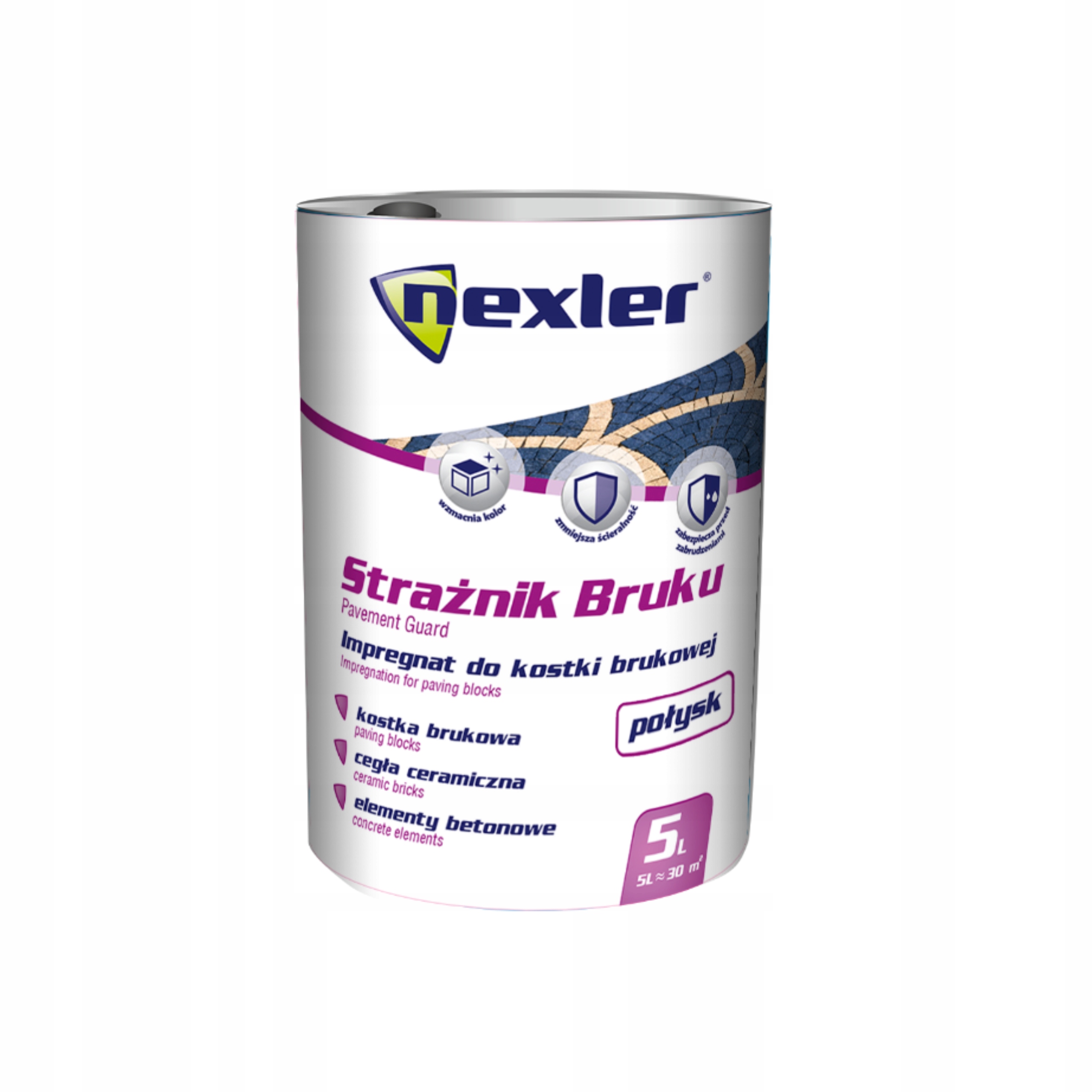 Nexler Izohan Strażnik Bruku Impregnat do kostki brukowej Połysk 5L op.