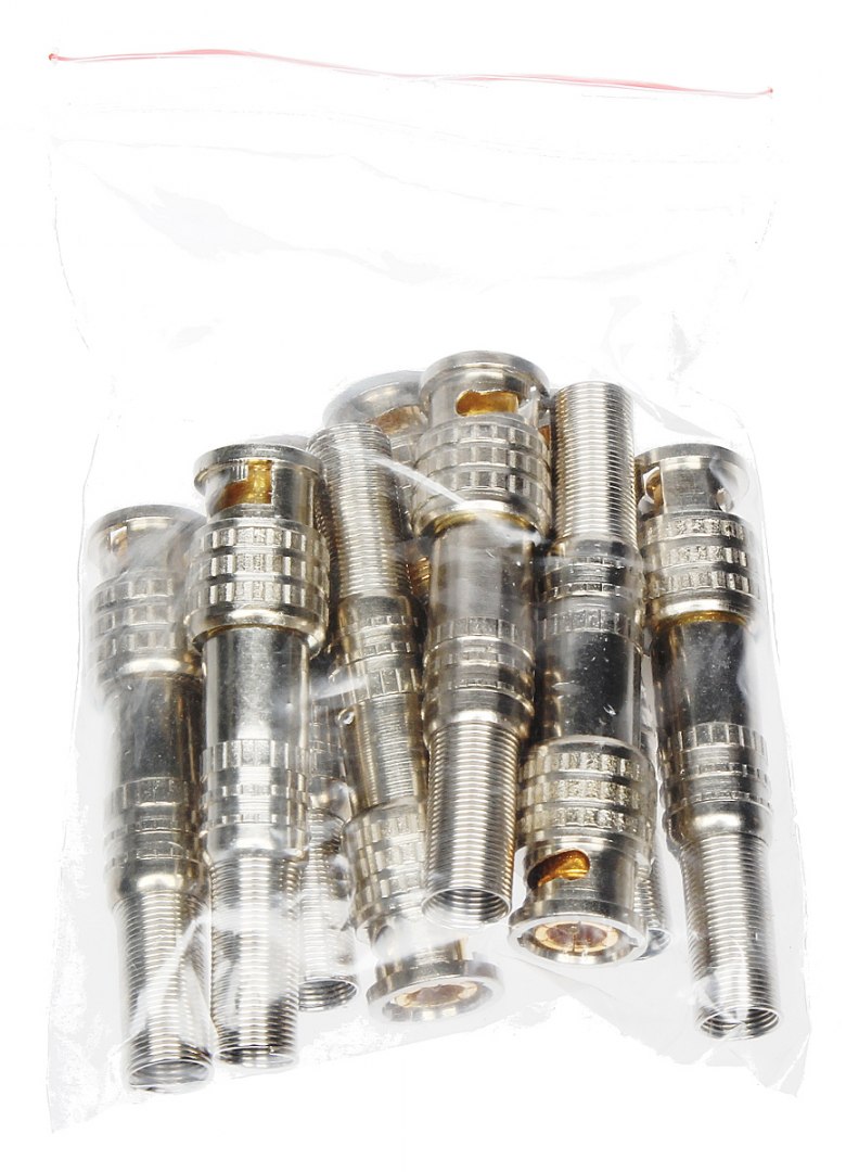 SKRĘCANY WTYK BNC PACZKA PO 10SZT BNC-W/SKR-MET Marka Delta