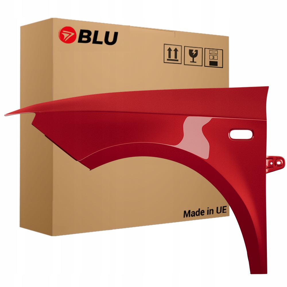 Blatník Blu Seat Ibiza IV 4 6J LS3X levý červený 08-17 přední pozink