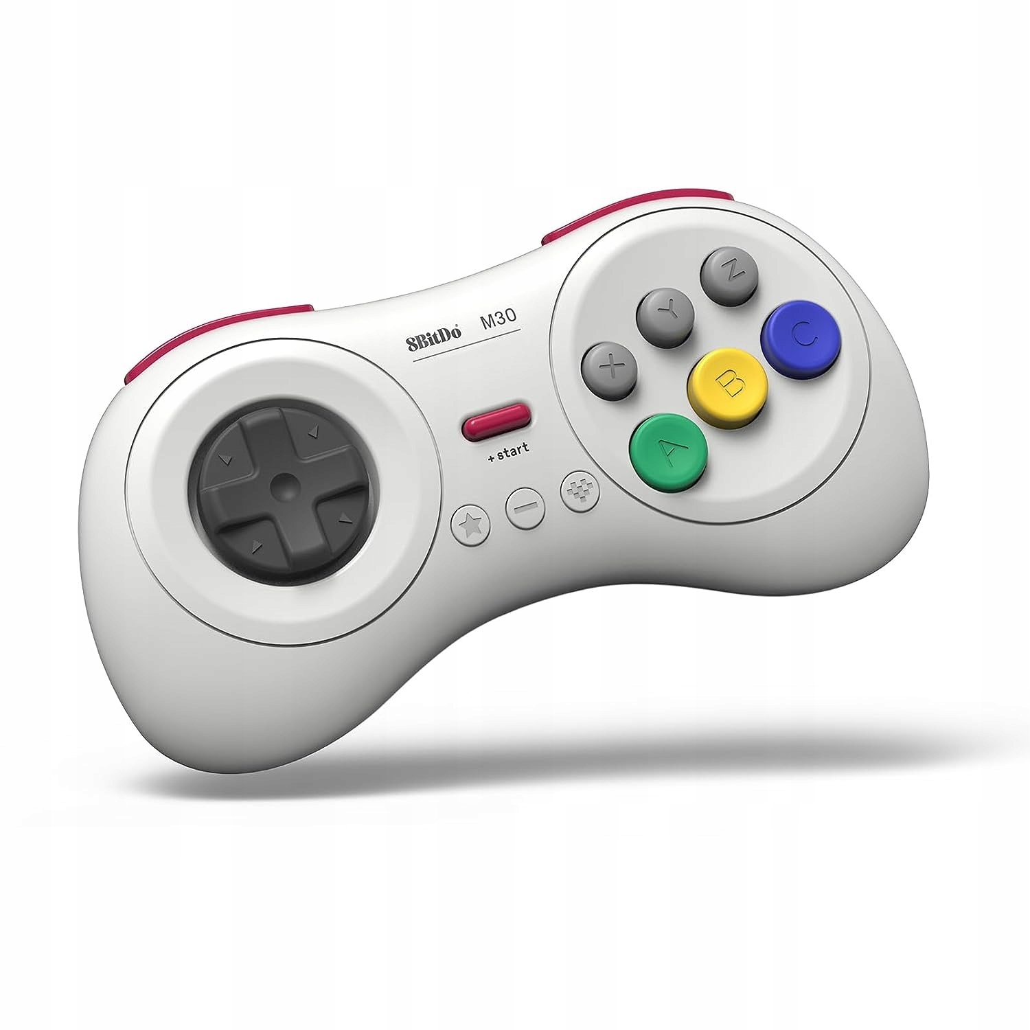 Bezdrátový ovladač, kabelový 8Bitdo M30 Bluetooth bílý