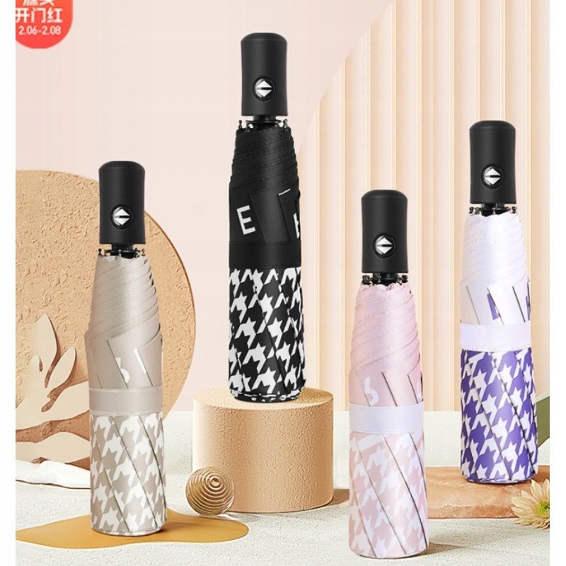 PARASOL UMBRELLA AUTOMAT PEPITKA CZARNA PAR09WZ1 Płeć uniseks