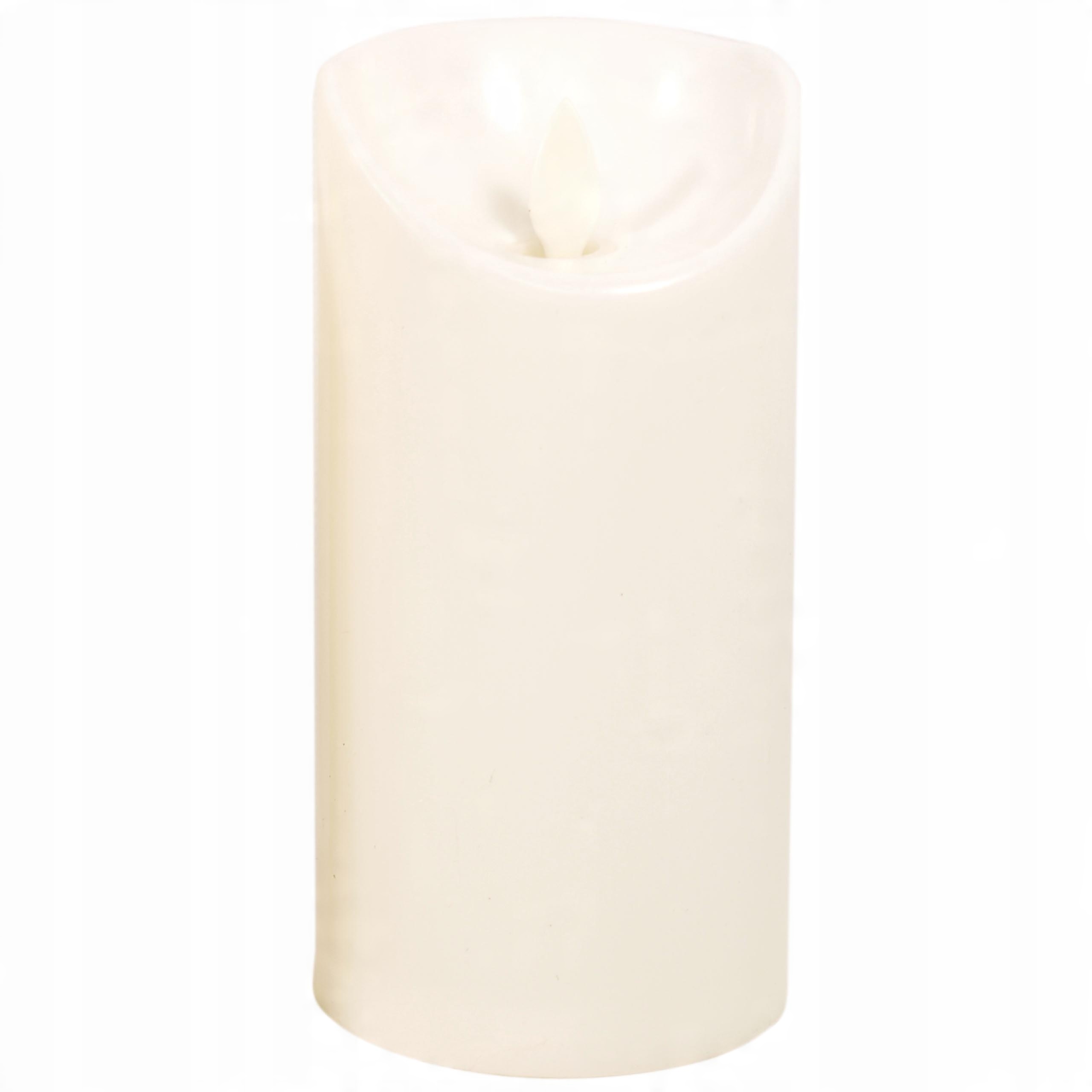

Świeczka Led świeca Biała ruchomy płomień 12,5cm