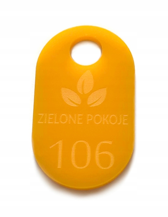 BRELOK numerek do szatni kluczy numerki pleksi x50 EAN (GTIN) 5903919096155