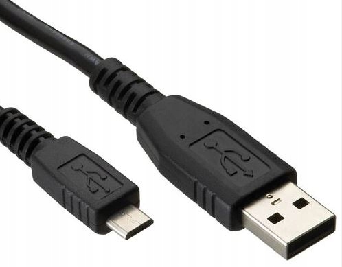 Kabel USB-micro USB 1.8m czarny