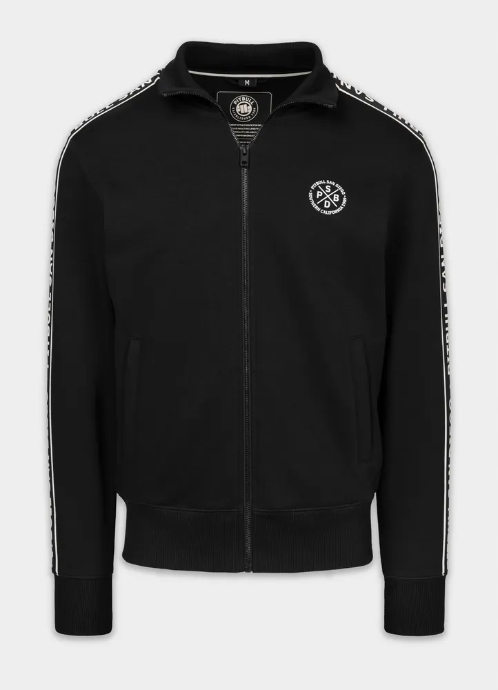 Pánská Rozepínací mikina Pitbull Nexus bavlněná se stojáčkem track jacket M