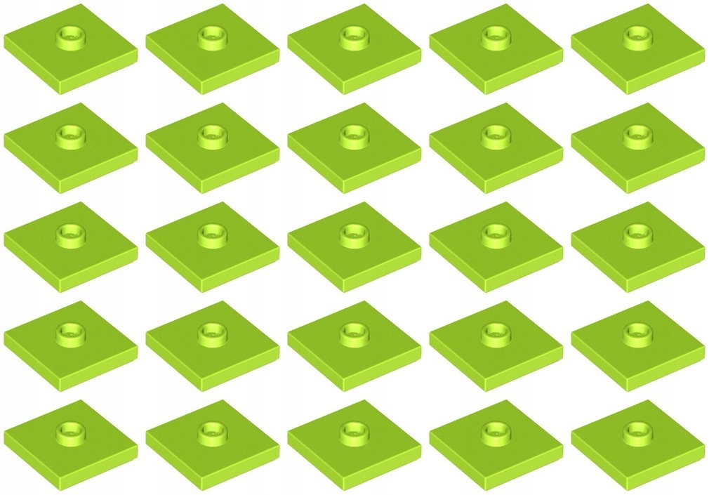 

Lego 87580 Płytka 2x2 lime (15g) 25 szt