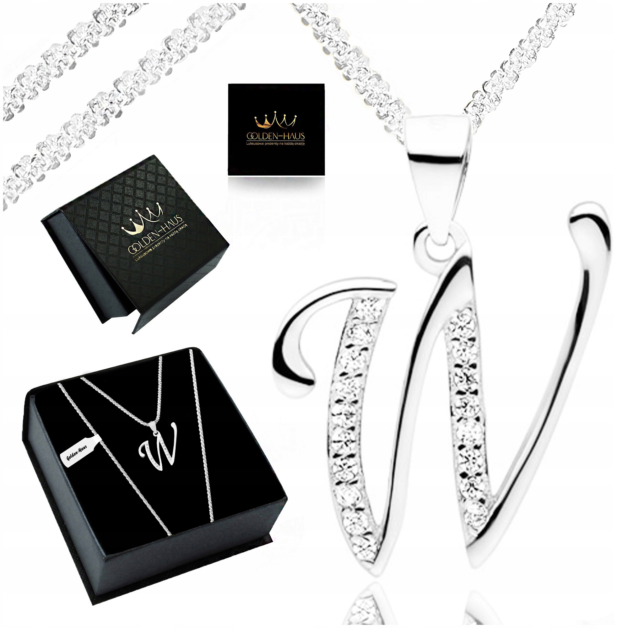 Stříbrný Řetízek Dámský Přívěsek Písmeno V Ryzost 925 Dárek K Svátek Matek