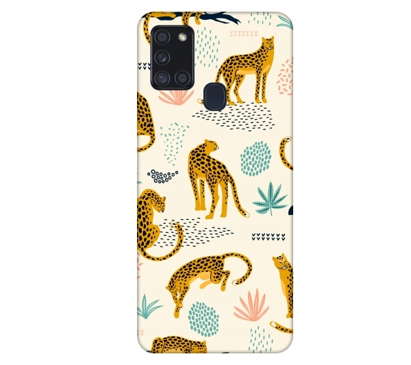 

Etui na telefon Samsung Galaxy A21s Lampart panter