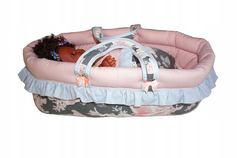 NOSIDEŁKO (45cm) Z POŚCIELĄ DLA LALEK