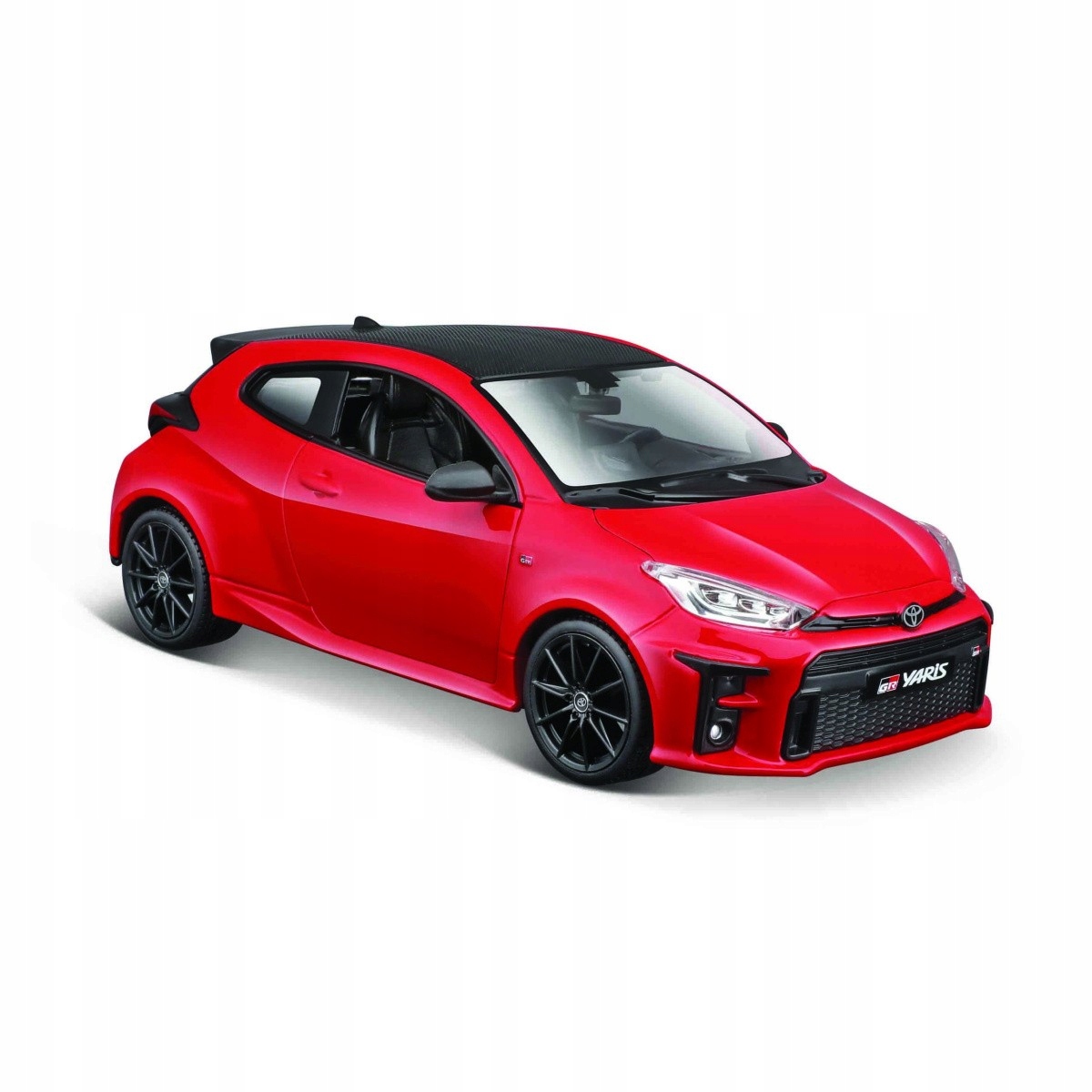 Model kovový Toyota Yaris 2021 červený 1/24