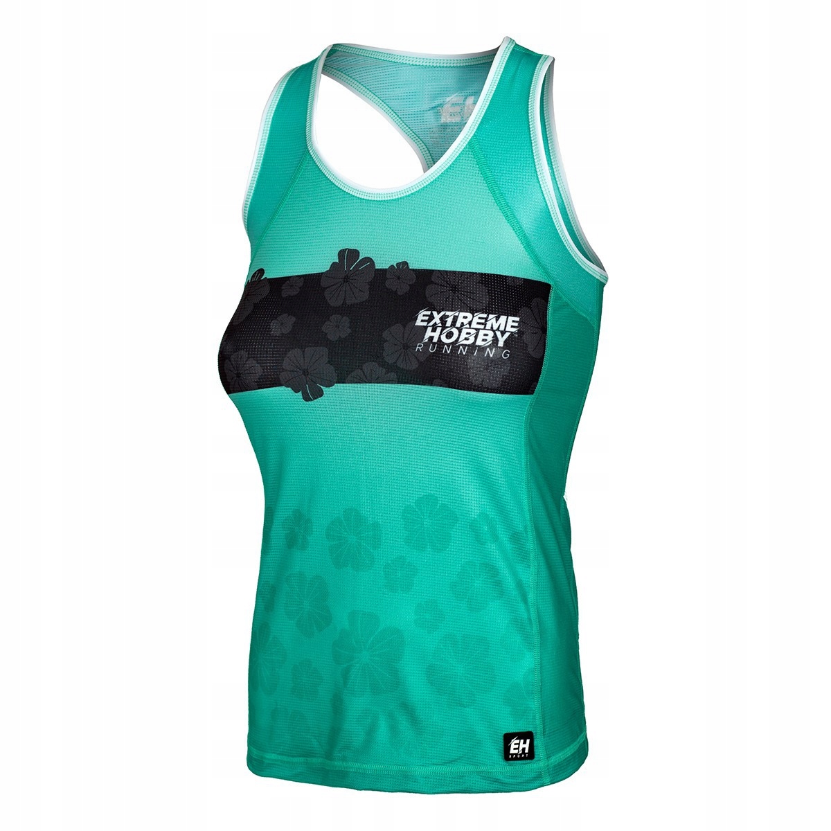 Bezrękawnik biegowy damski FLOWERS MIĘTOWY L EXTREME HOBBY