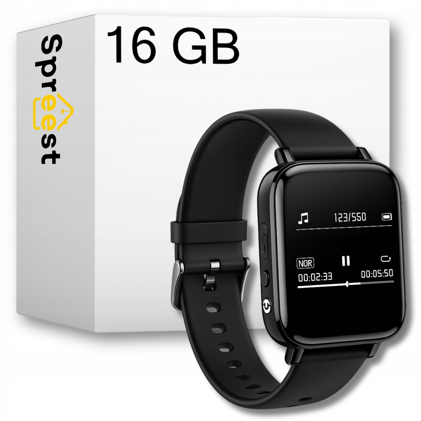 Diktafon V Hodinkách Špionážní Mini Digitální Odposlech Malý 16GB Skrytý Smart