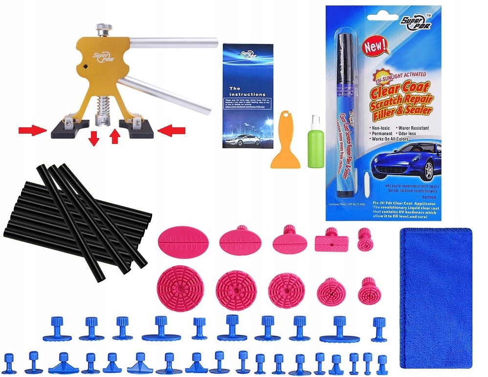 Sada na odstraňování promáčklin Puller Pdr Největší