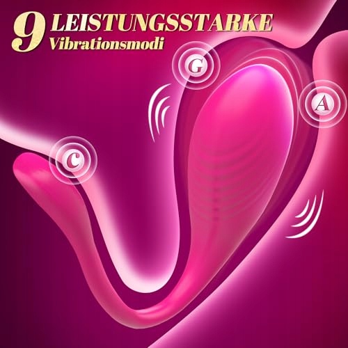 APP VIBRATOR Wibrator Dla Kobiet Z 9 Trybami Wibracji Zabawka Dla Par — miniatura 2