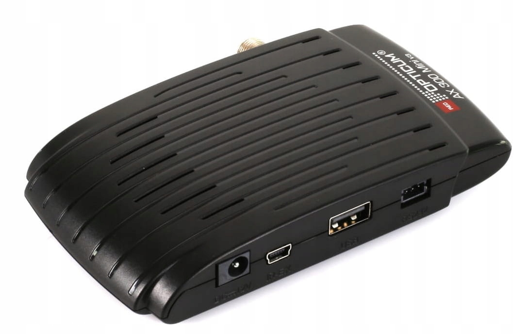 Tuner Dekoder DVB-S2 Opticum AX300 12V Satelitarny Czujnik IR Zasilanie 12V Marka Opticum