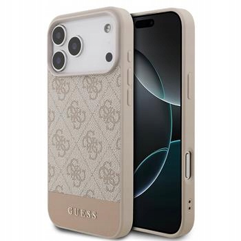 Etui do iPhone 17 Pro Max Guess różowy
