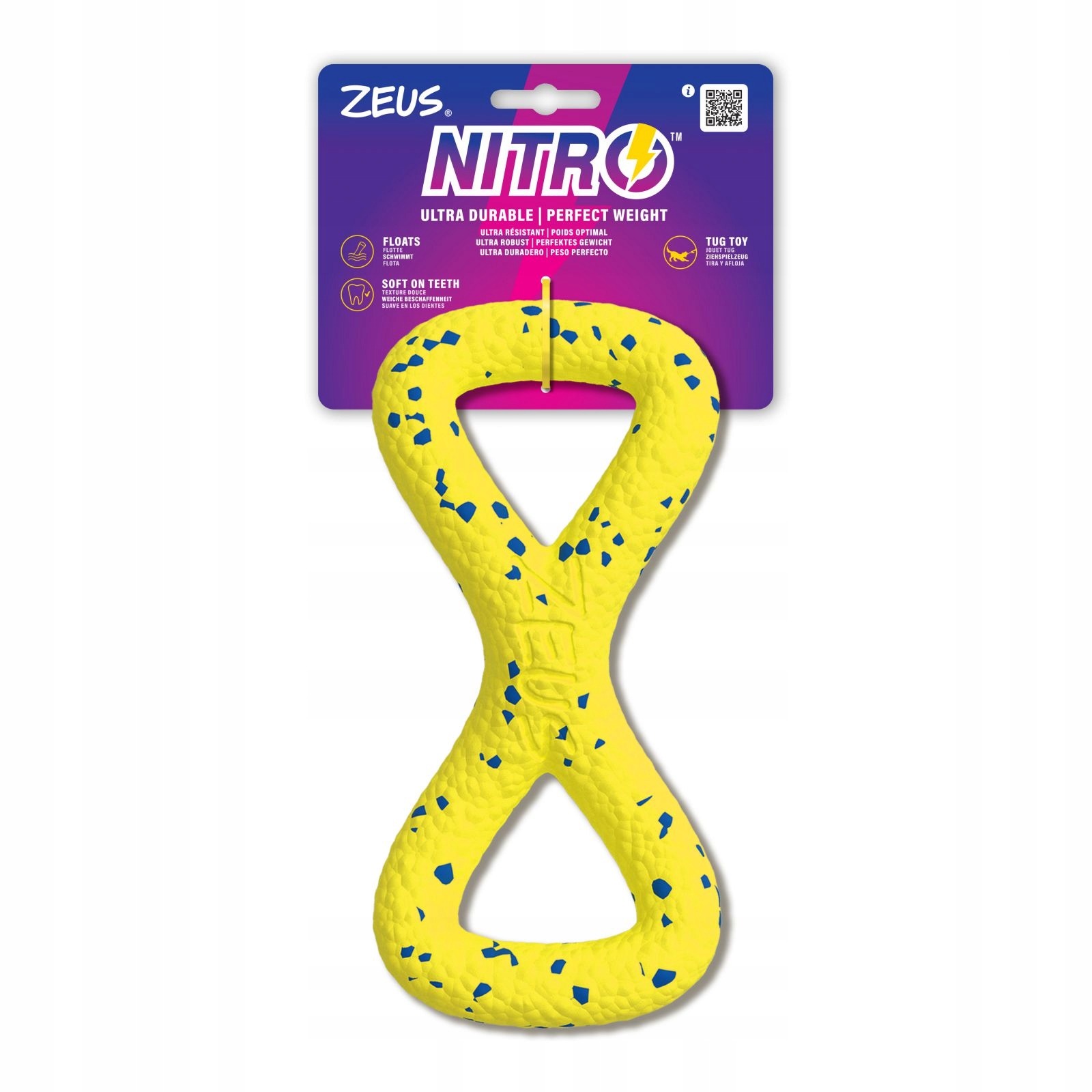 Levně Zeus Nitro Tahák Žlutý A Modrý 22CM