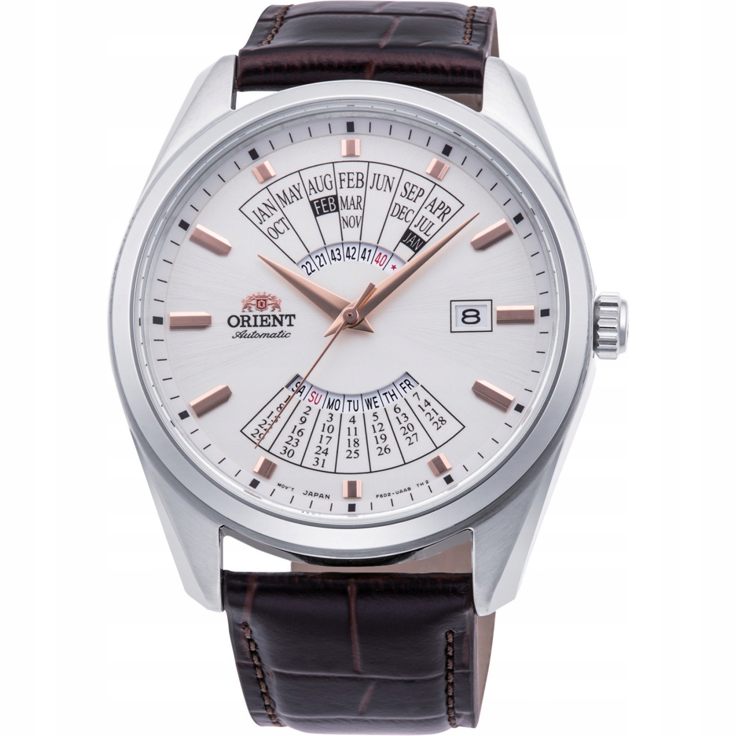 Pánské Hodinky Orient RA-BA0005S10B, hnědý řemínek