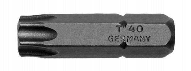 BITY O PROFILU TORX 6X25 MM. 1/4''