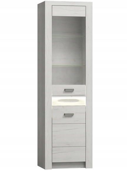 meble witryna narożna regał drzwi szybą Indiana 23