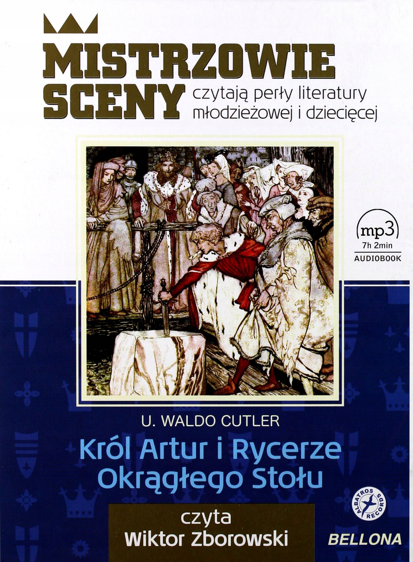 KRÓL ARTUR I RYCERZE OKRĄGŁEGO STOŁU - U. WALDO CUTLER [AUDIOBOOK] [CD-MP3]