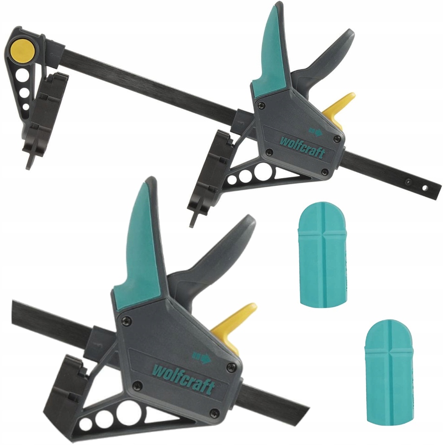 Wolfcraft Ścisk do tarasu układania desek 45cm jednoręczny zacisk 6985000