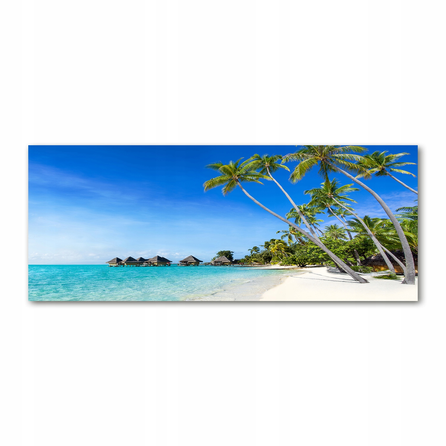 

Foto obraz na szkle akrylowym Malediwy 125x50 cm