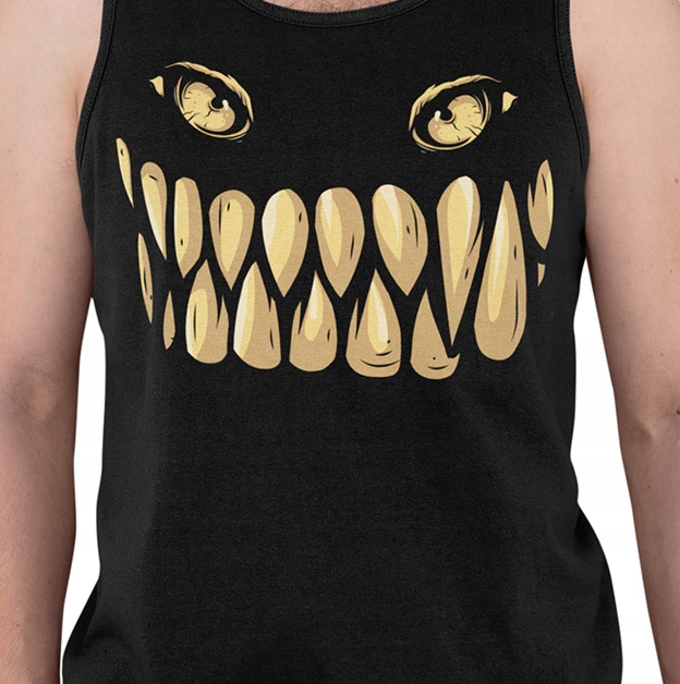 TANK TOP HORROR/ROCK FACE Marka inna