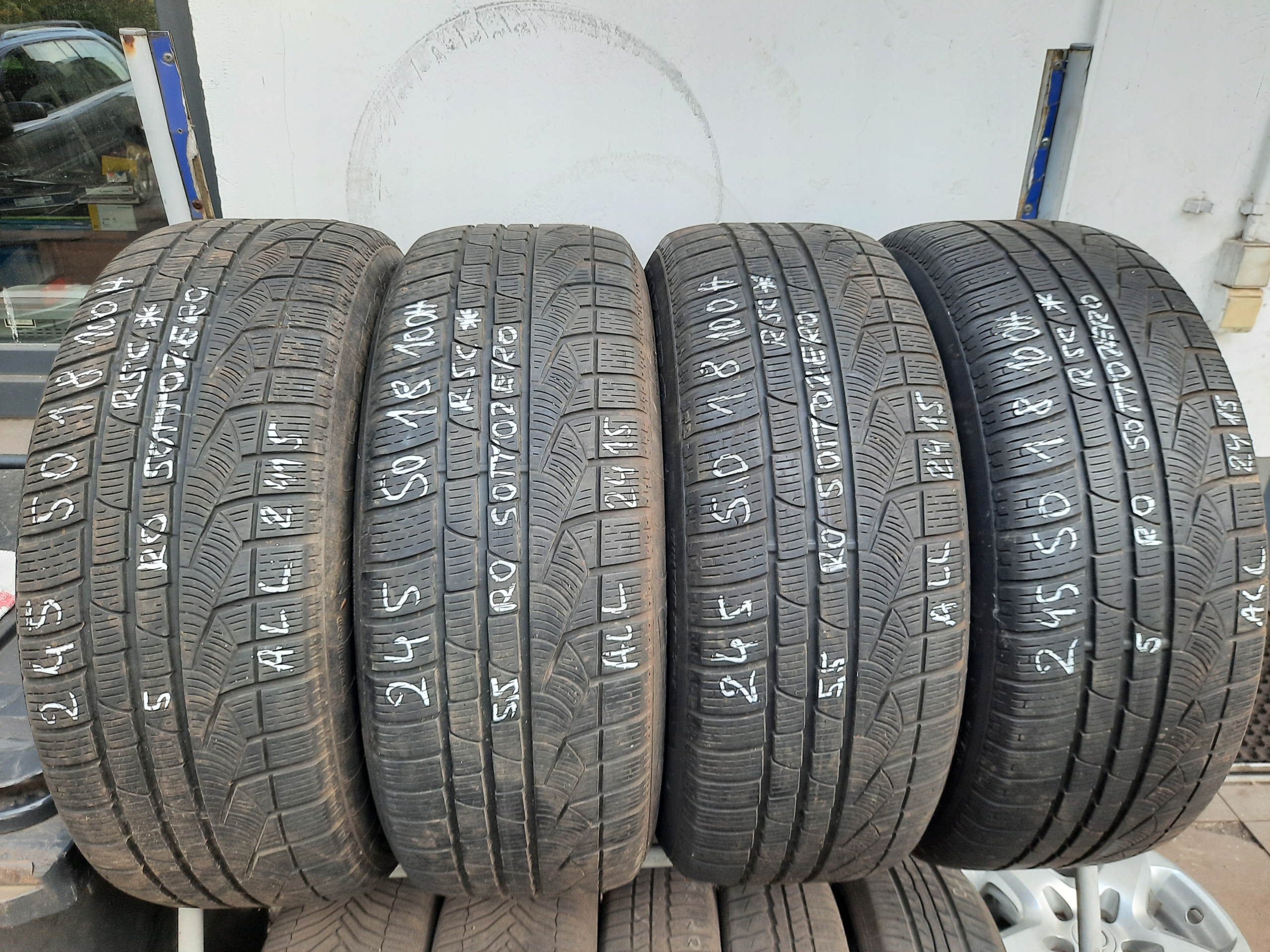 4x ZIMOWE 245/50R18 100H PIRELLI SOTTOZERO RSC *