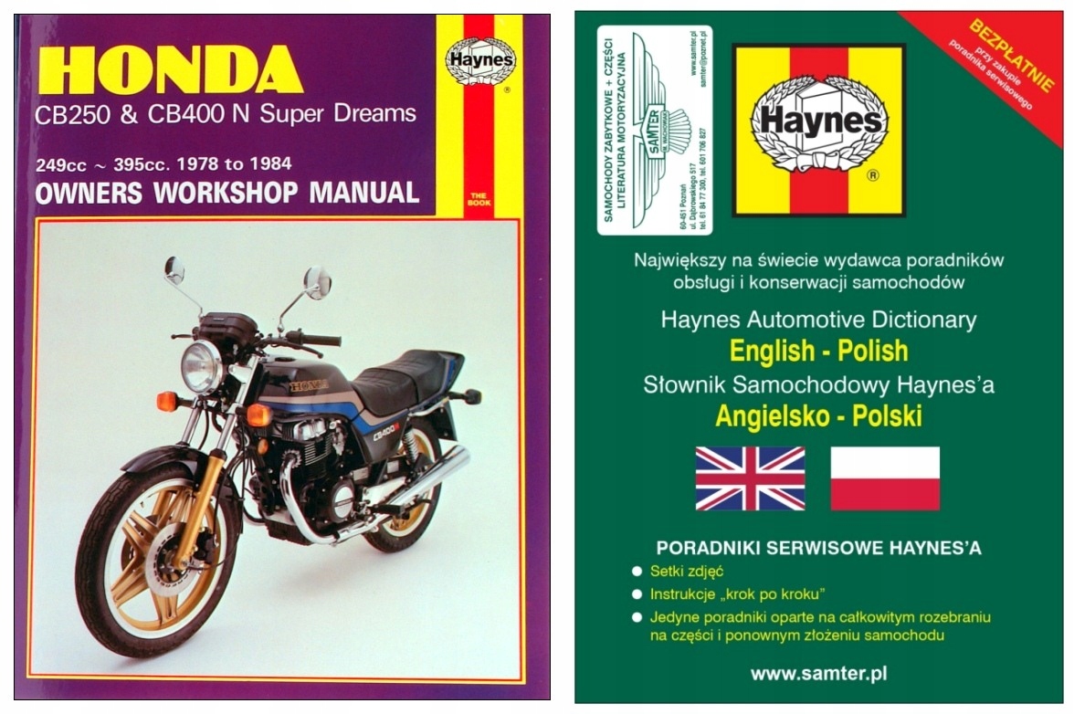 Honda CB 250 CB 400 78-84 Керівництво по ремонту Haynes