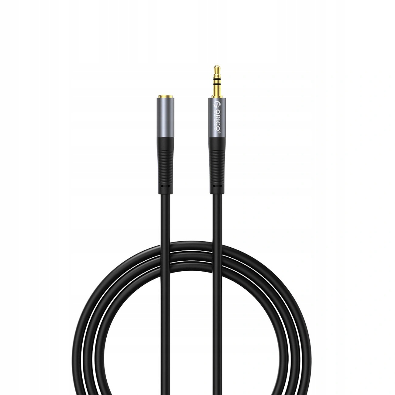 Kabel audio Orico Axf mini jack 3.5 mm męski do żeńskiego 1 m czarny