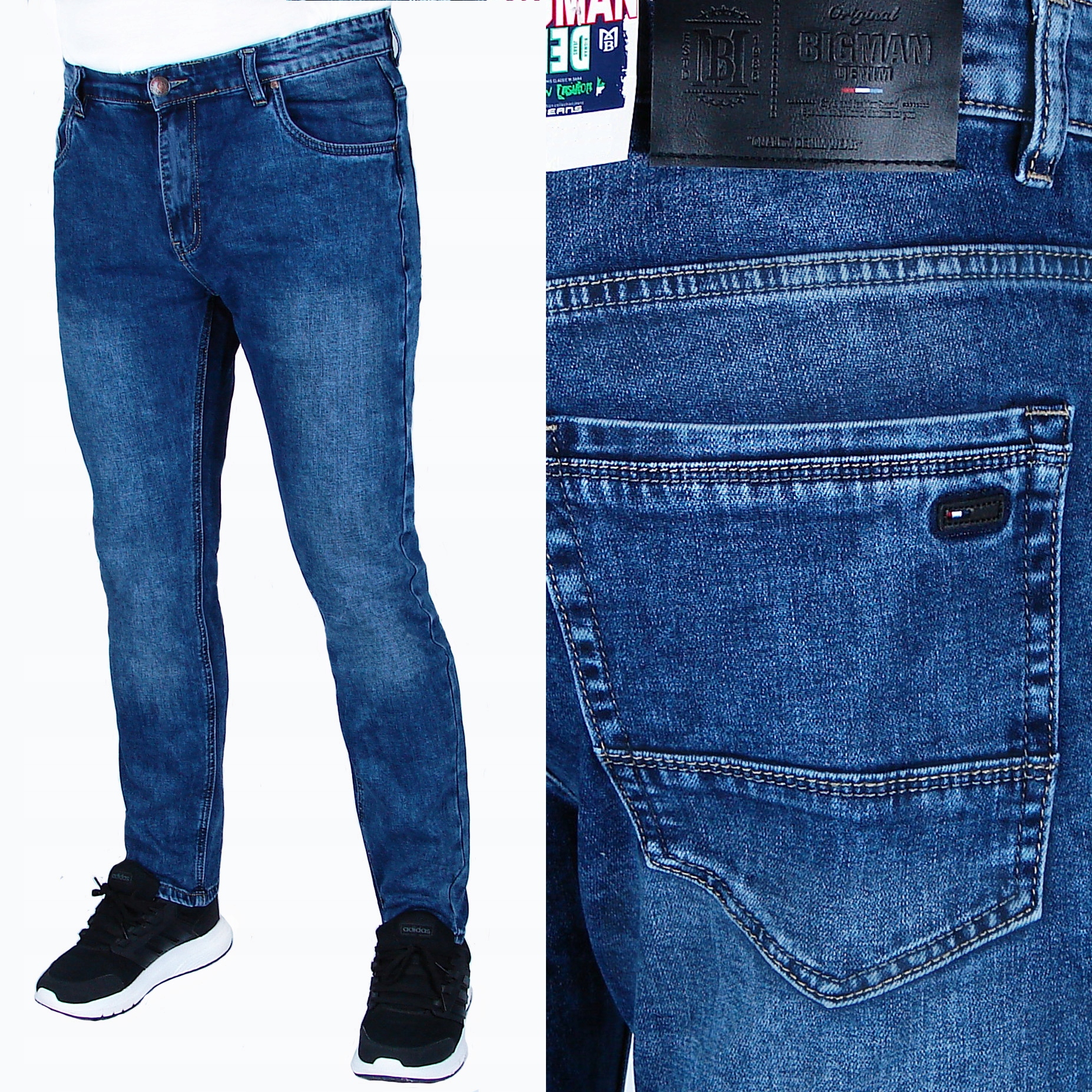 Pánské Džínové Kalhoty W 36 L 30 W96-98 cm