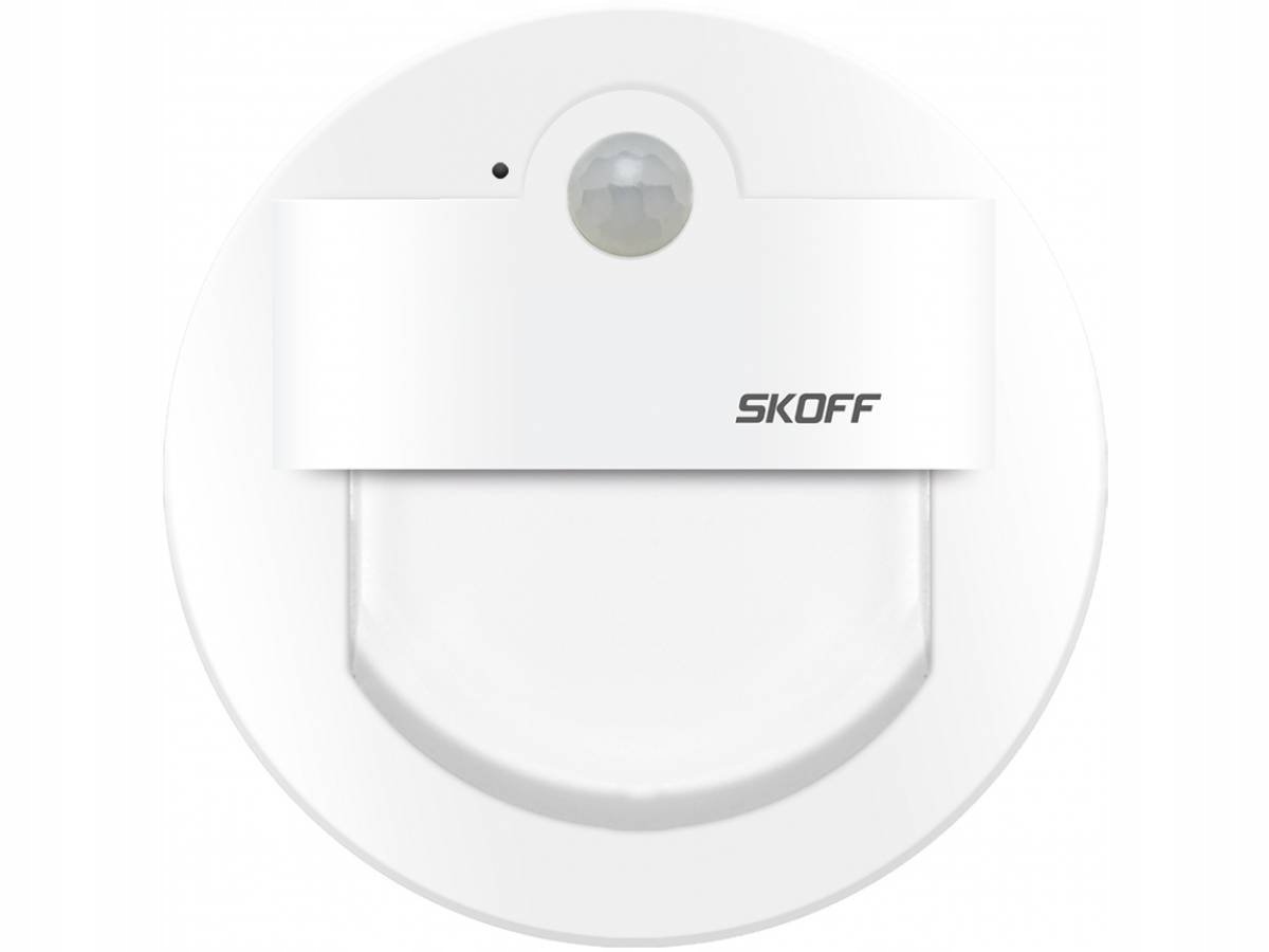 Led svietidlo Biele 2,4W modré Rueda Pir Skoff