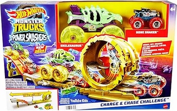 Hot Wheels Monster Trucks Duży Tor Tory 2X Auto HYT07